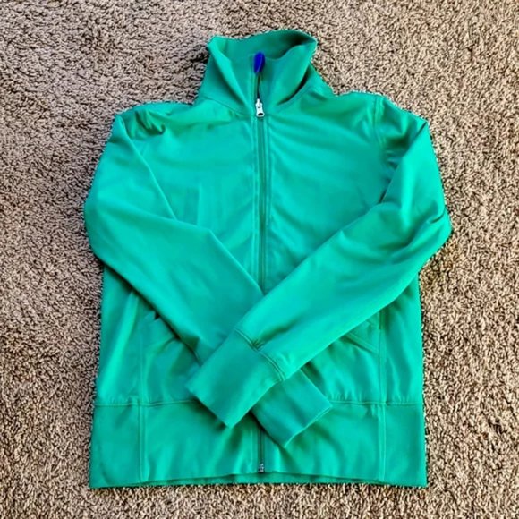 Lululemon Reversible Green and Blue Raja Jacket Size 8 - Picture 3 of 15